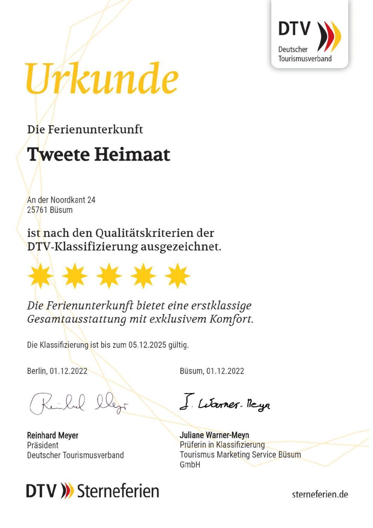 比苏姆Tweete Heimaat别墅 外观 照片